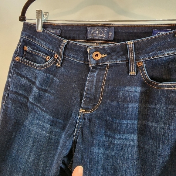 Lucky Brand Lolita Skinny Jeans Orta Denim Dark Wash Stretch Mid Rise Jeans sz 8 - Picture 5 of 15